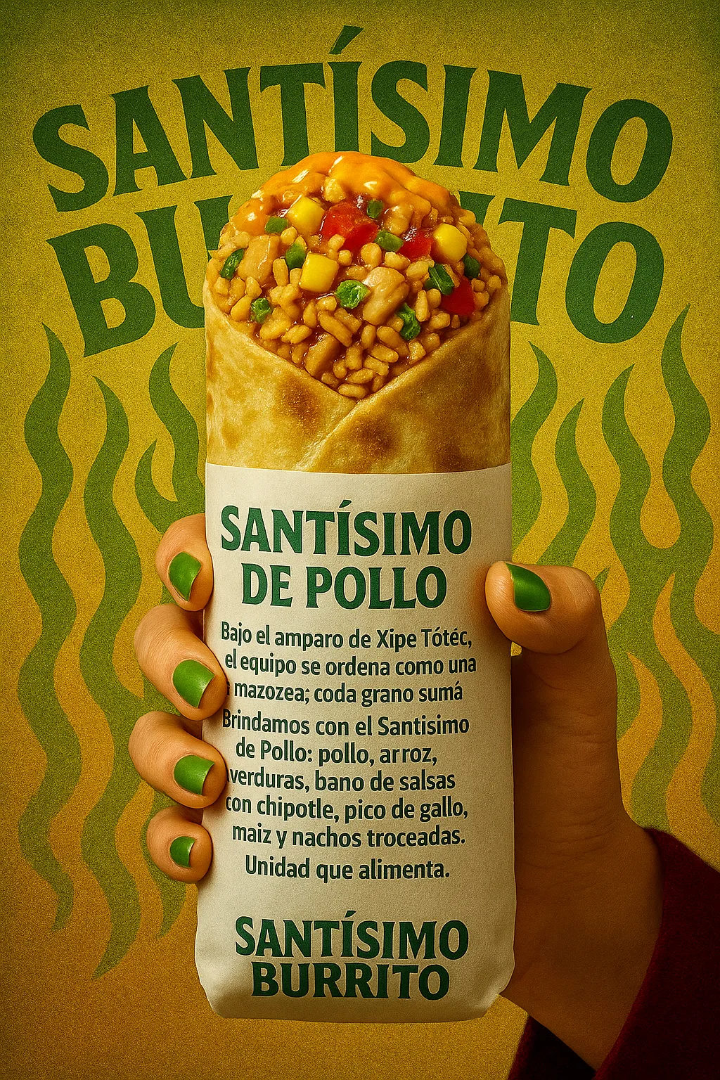 Burrito Santísimo de Pollo